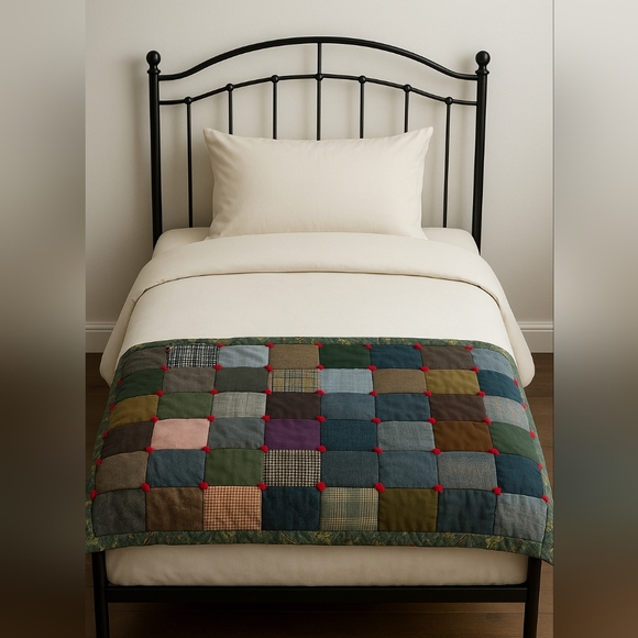 Handmade Other - Handmade Patchwork Quilt Reversing To Bushlan Camo